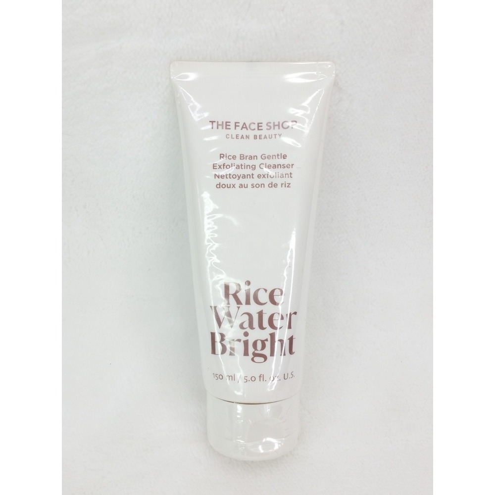 The Face Shop Rice Bran Bright Gentle Exfoliating Cleanser Clean Beauty 5oz